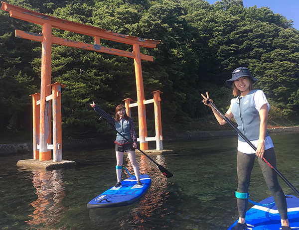Asamushi Onsen SUP Tour（Yunoshima Landing Course）